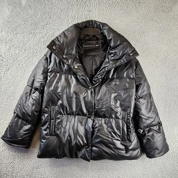 bagatelle Jackets Coats Bagatelle Nyc Oversize Faux Leather